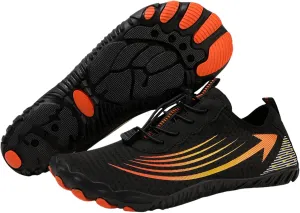 Hike Barefoot Footwear Womens Men Unisex Breathable & Non-Slip Athletic Wide Toe Water Shoes Hiking Swim Outdoor Beach Quick-Dry Aqua Pool Socks Surfing Exercise Adult Sock River Lake Kayaking