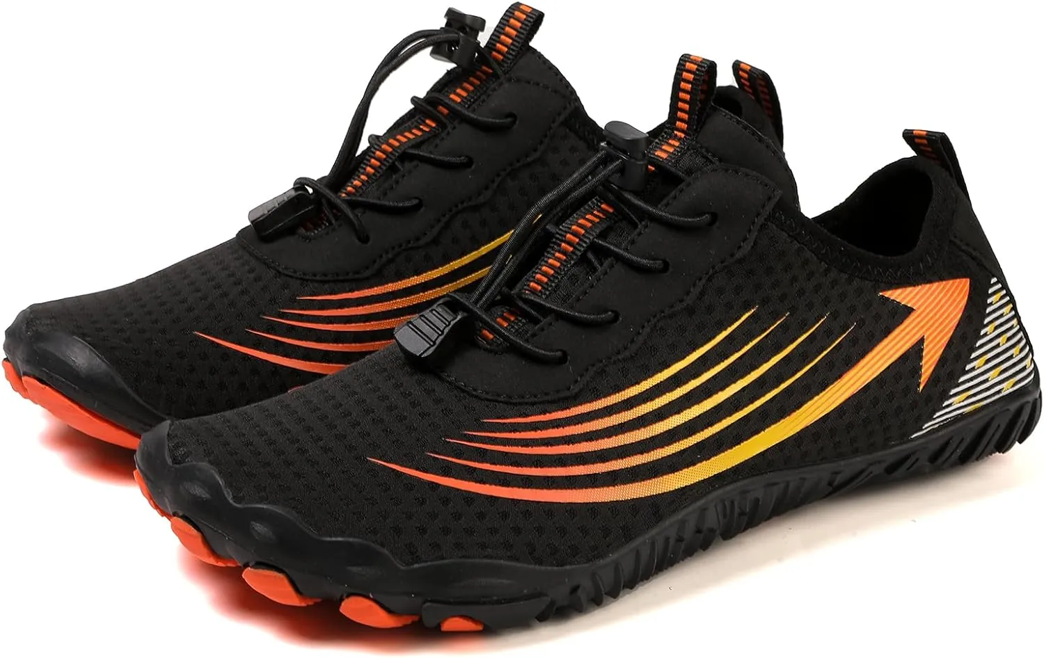 Hike Barefoot Footwear Womens Men Unisex Breathable & Non-Slip Athletic Wide Toe Water Shoes Hiking Swim Outdoor Beach Quick-Dry Aqua Pool Socks Surfing Exercise Adult Sock River Lake Kayaking