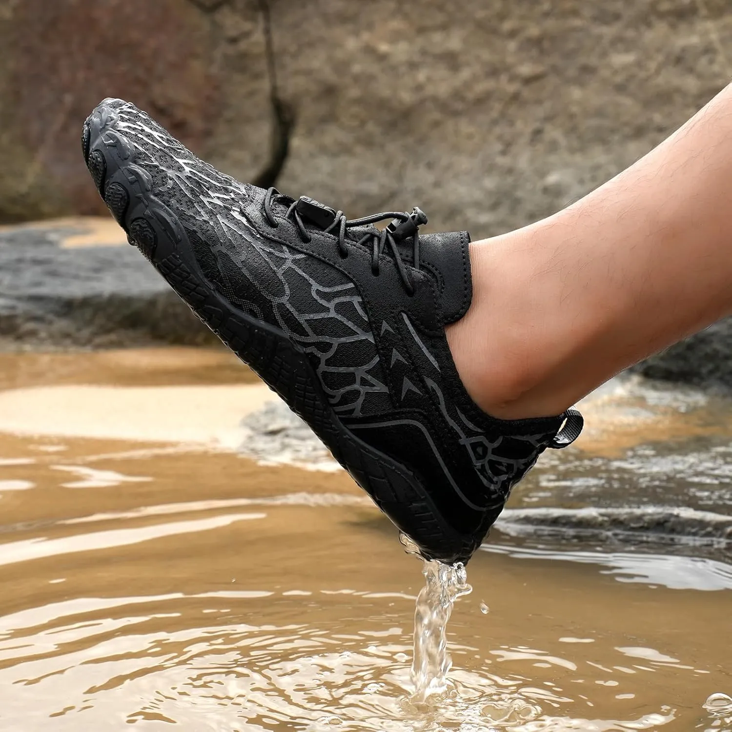 Hike Barefoot Shoes for Women Men, Pro Wide Toe Box, Healthy & Non Slip, Unisex Athletic Outdoor Hiking Footwear, Breathable Wide Toe Barefoot Shoes for Men Women, for Walking, Running, Hiking