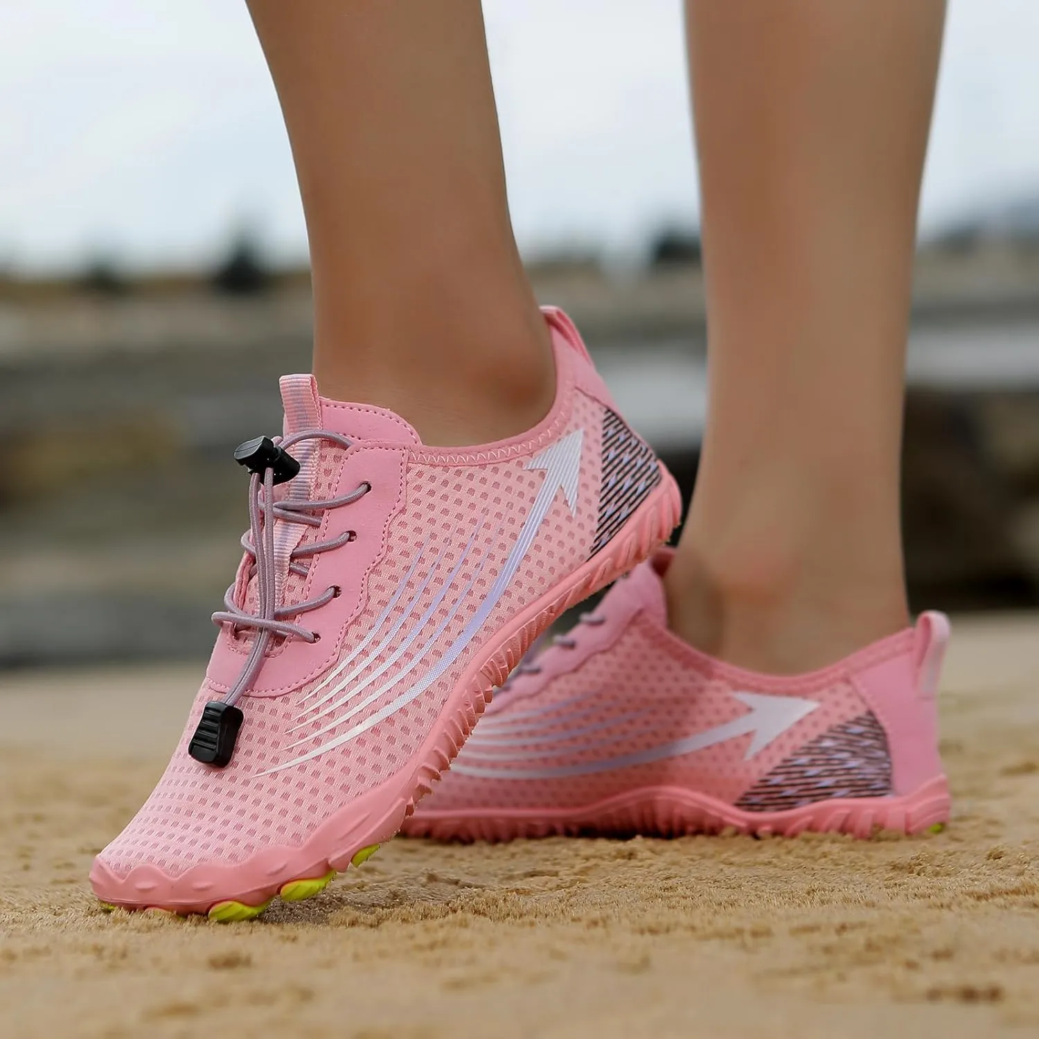 Hike Barefoot Shoes for Womens Mens Footwear Pro Barefoot Shoes, Wide Toe Box Healthy & Non-Slip Breathable Footwear for Women Surf Beach Walking Hiking Shoes
