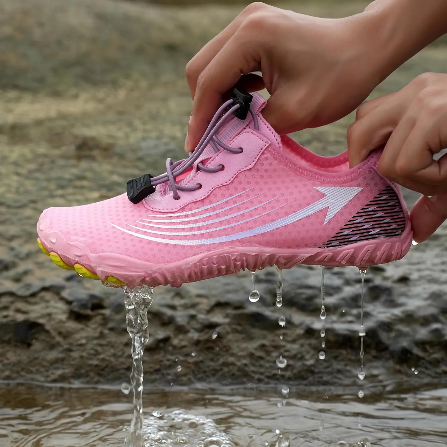 Hike Barefoot Shoes for Womens Mens Footwear Pro Barefoot Shoes, Wide Toe Box Healthy & Non-Slip Breathable Footwear for Women Surf Beach Walking Hiking Shoes