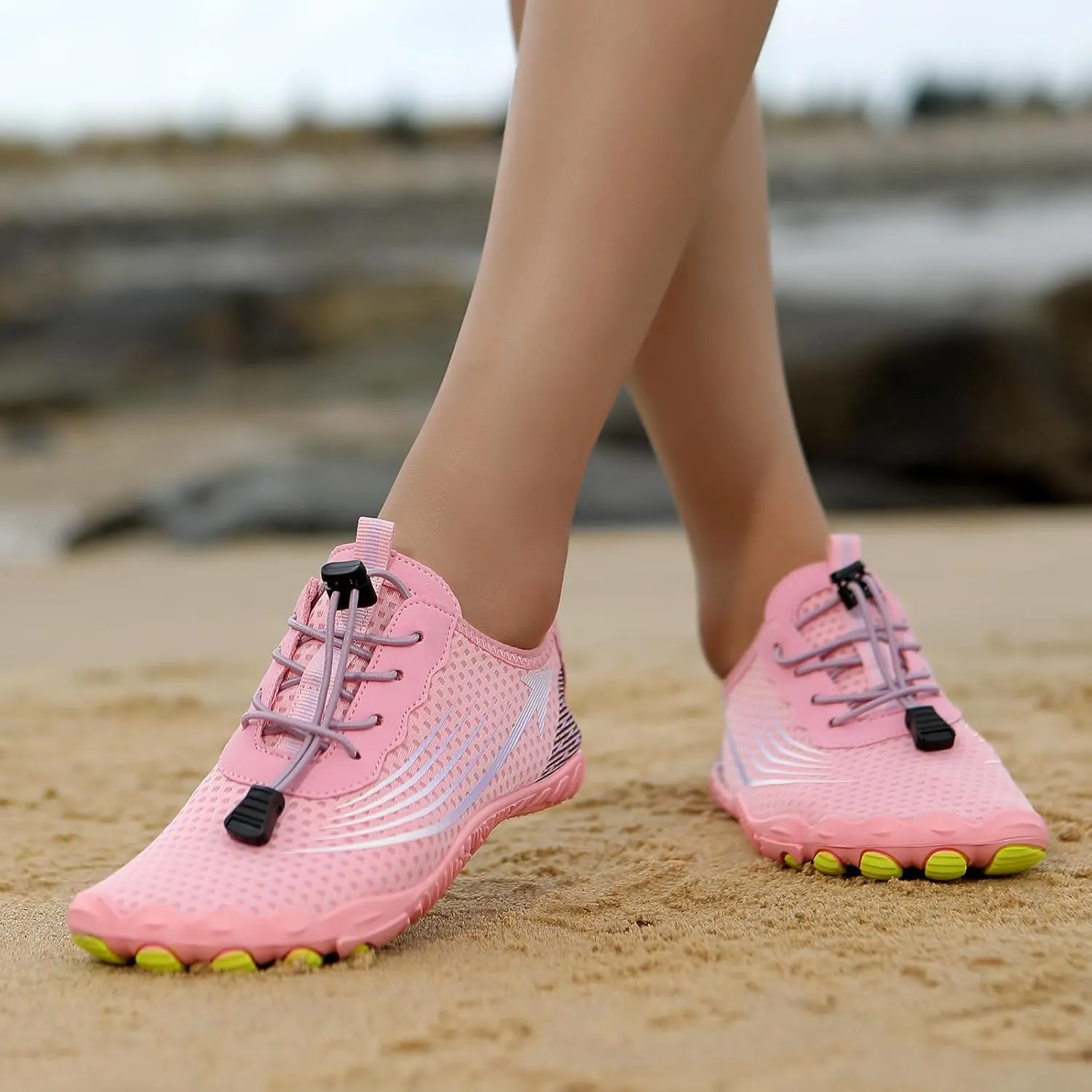 Hike Barefoot Shoes for Womens Mens Footwear Pro Barefoot Shoes, Wide Toe Box Healthy & Non-Slip Breathable Footwear for Women Surf Beach Walking Hiking Shoes