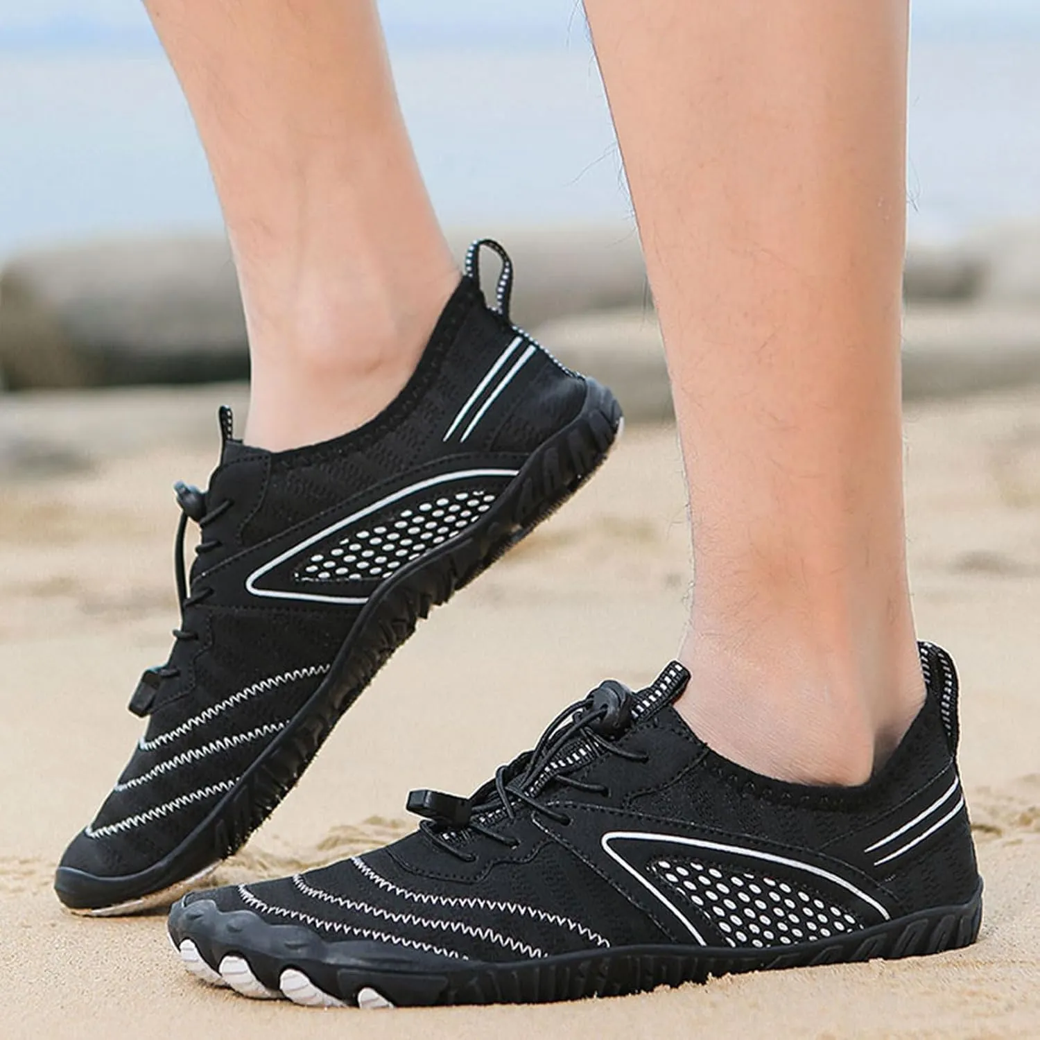 Hiking Footwear Barefoot Womens Shoes Non-Slip Outdoor Unisex Grounded Footwear Barefoot Shoes for Neuropathy Water Pro Barefoot Shoes Athletic Wide Toe Box Sneakers,Quick Dry,Waterproof,Beach