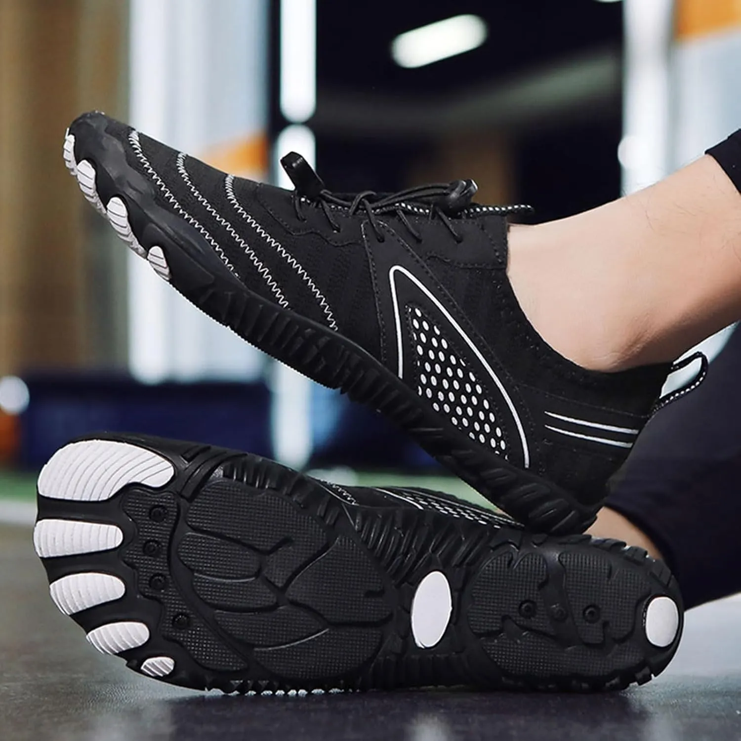 Hiking Footwear Barefoot Womens Shoes Non-Slip Outdoor Unisex Grounded Footwear Barefoot Shoes for Neuropathy Water Pro Barefoot Shoes Athletic Wide Toe Box Sneakers,Quick Dry,Waterproof,Beach
