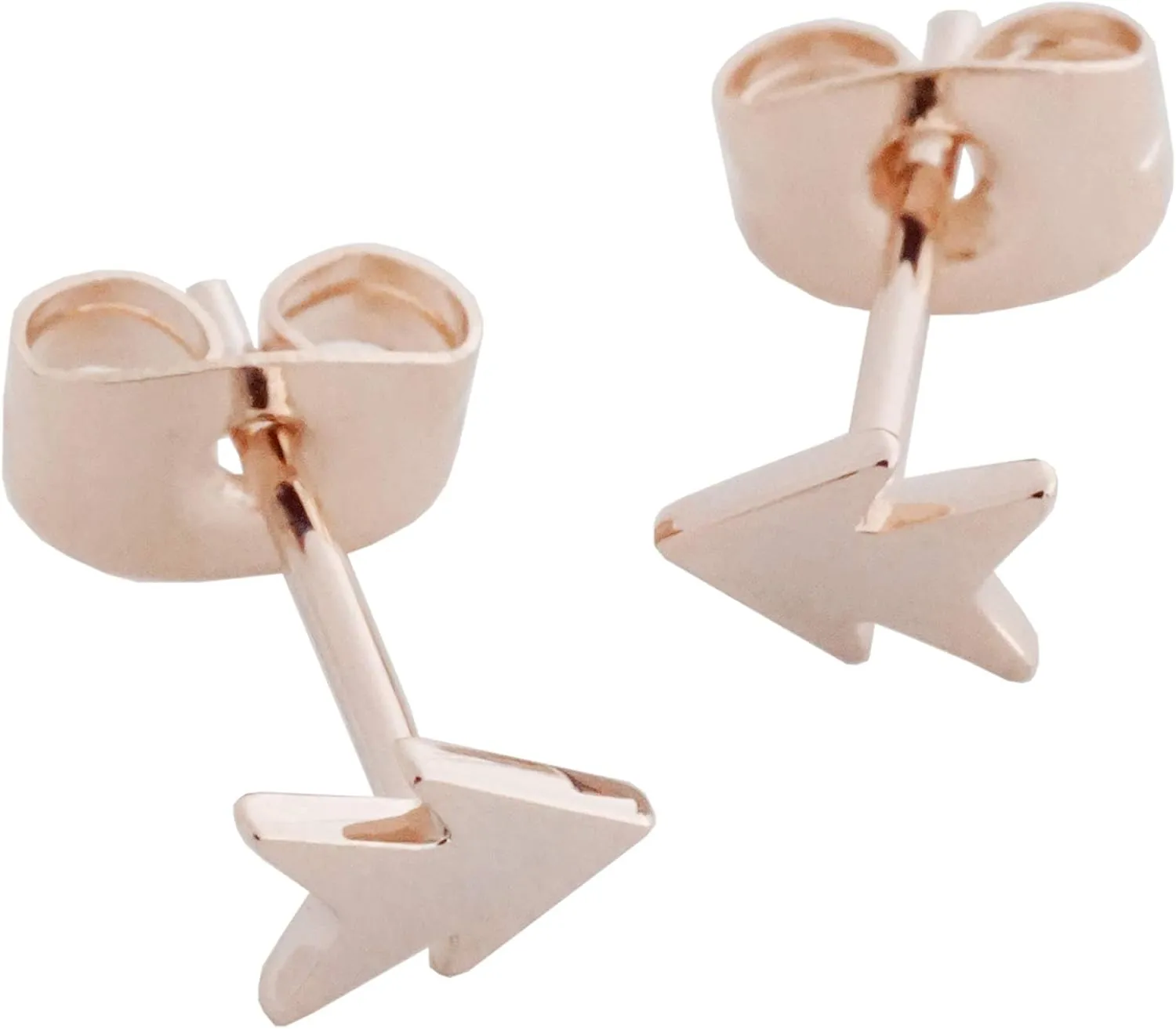 HONEYCAT Arrowhead Geo Star Stud Earrings in Gold, Rose Gold, or Silver | Minimalist, Delicate Jewelry