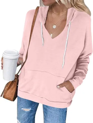 Hoodies Sweatshirts for Women Long Sleeve Shirts Zip Up Fleece Hoodie Jacket Fall Clothes Top with Pocket 2024