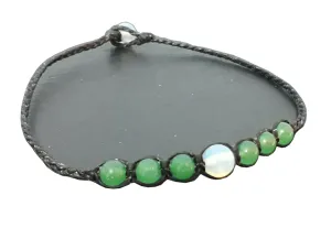 Jade opal stone bracelets for Men and Women fashion gift for boy girl friendship bracelets beaded bracelets green white bracelets