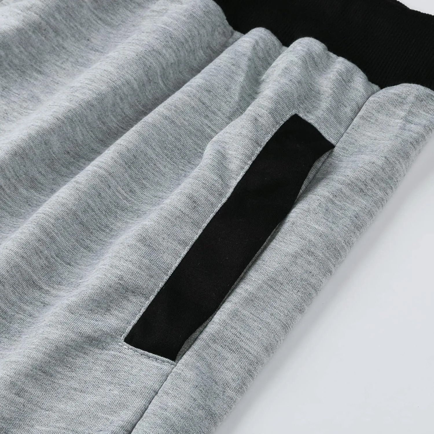 Joggers for Men Elastic Waist Baggy Plus Size Sweatpants Lightweight Stretch Workout Athletic Pants Casual Drawstring Trouser