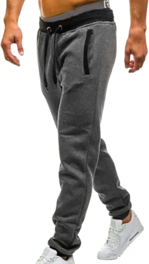 Joggers for Men Elastic Waist Baggy Plus Size Sweatpants Lightweight Stretch Workout Athletic Pants Casual Drawstring Trouser