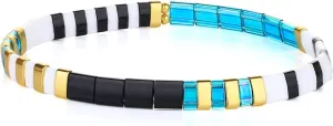 KELITCH Beach Stretch Bracelets Colorful Tila Beaded Bracelets Handmade Fashion Bracelets For Women Gift
