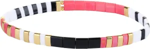 KELITCH Beach Stretch Bracelets Colorful Tila Beaded Bracelets Handmade Fashion Bracelets For Women Gift