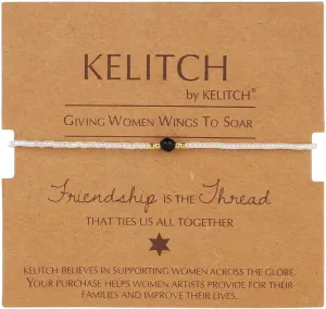 KELITCH Bohemian Womens Bracelets Miyuki Agate Beaded Friendship Bracelets Adjustable Bracelets for Women