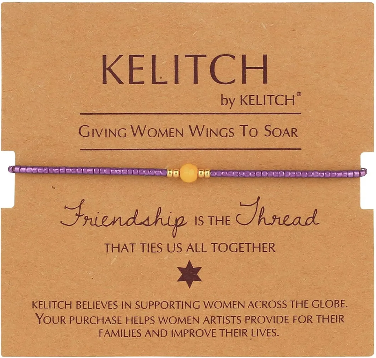 KELITCH Bohemian Womens Bracelets Miyuki Agate Beaded Friendship Bracelets Adjustable Bracelets for Women