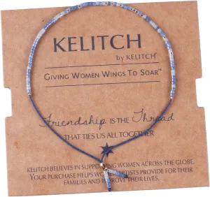 KELITCH Miyuki Mix Beads Bracelets for Women Friendship Bracelets Handmade Wrap Bracelets Bangle