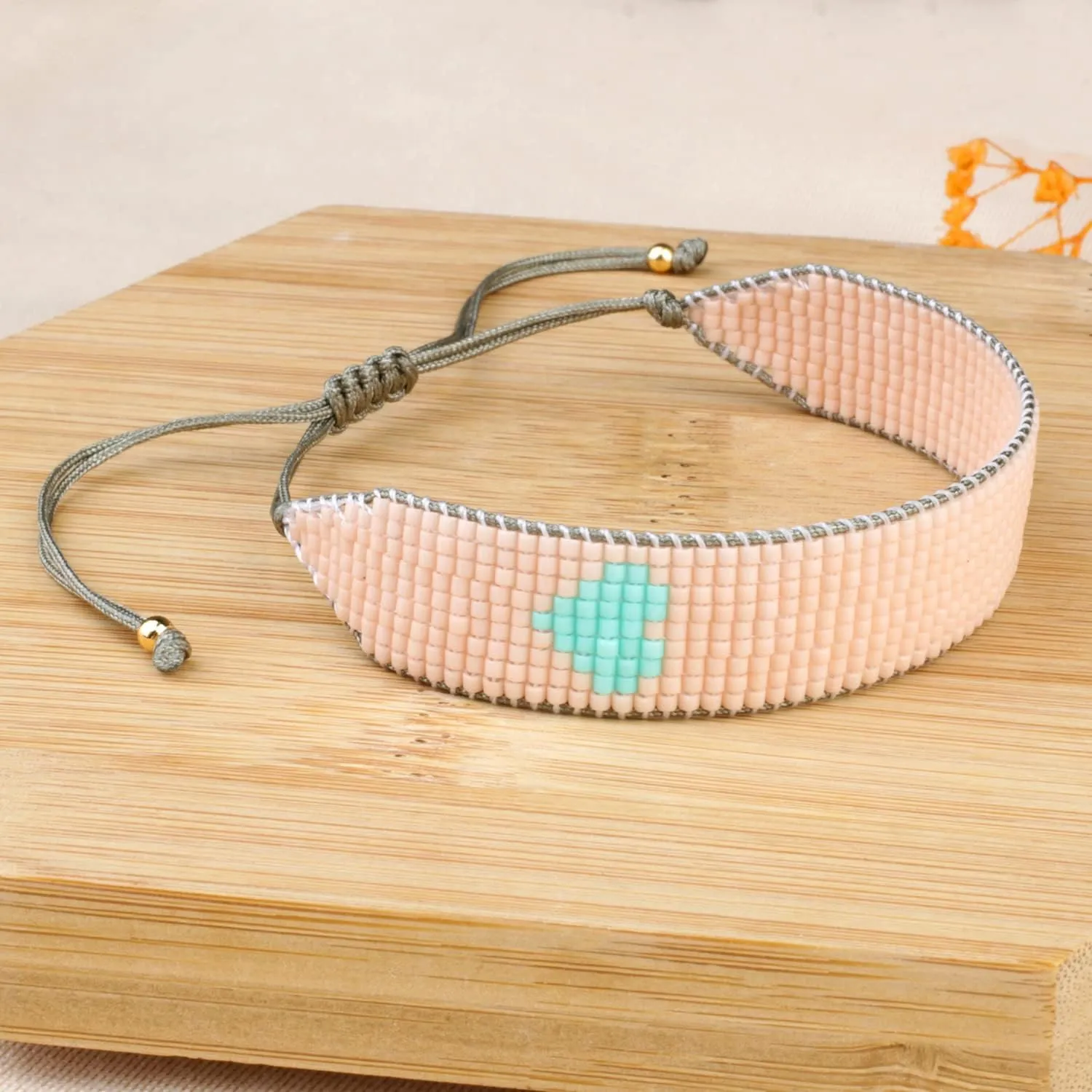 KELITCH Women Heart Wrap Bracelets Colorful Heart Miyuki Beads Friendship Bracelets Handmade Strand Bracelets