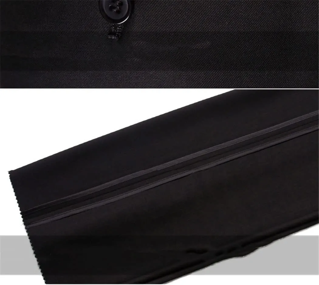 keusyoi Men Solid Color Suit Pants Business Slim Fit Dress Office Trousers Male Dress Formal Casual Suit Pants