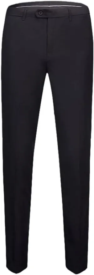 keusyoi Men Solid Color Suit Pants Business Slim Fit Dress Office Trousers Male Dress Formal Casual Suit Pants