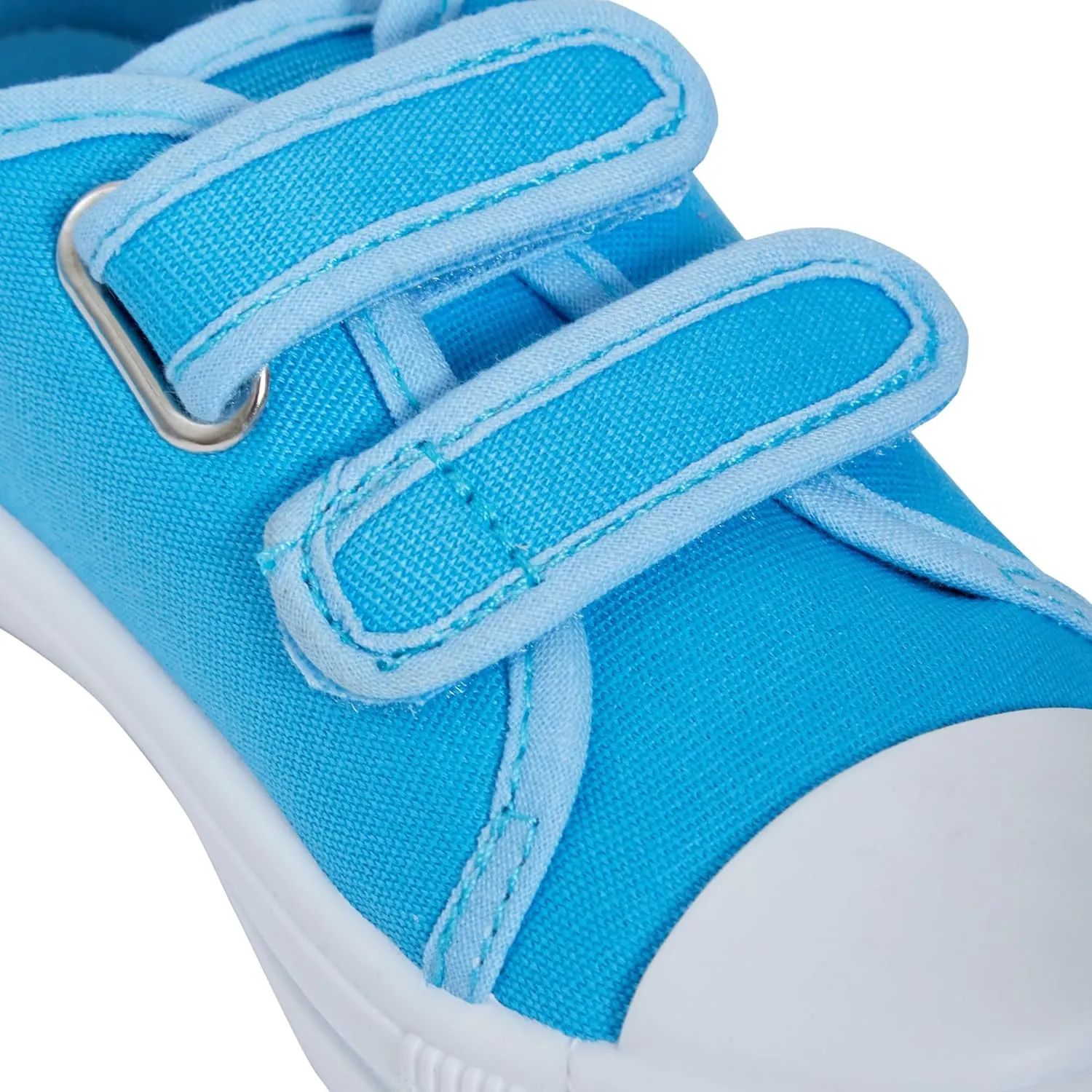Kids Canvas Shoes Boys Trainers Girls Pumps Unisex Easy Fasten Plimsolls Casual Shoes
