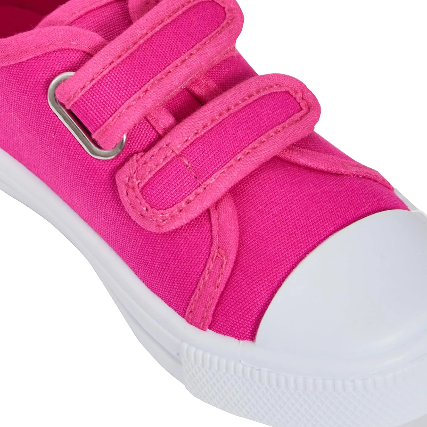 Kids Canvas Shoes Boys Trainers Girls Pumps Unisex Easy Fasten Plimsolls Casual Shoes