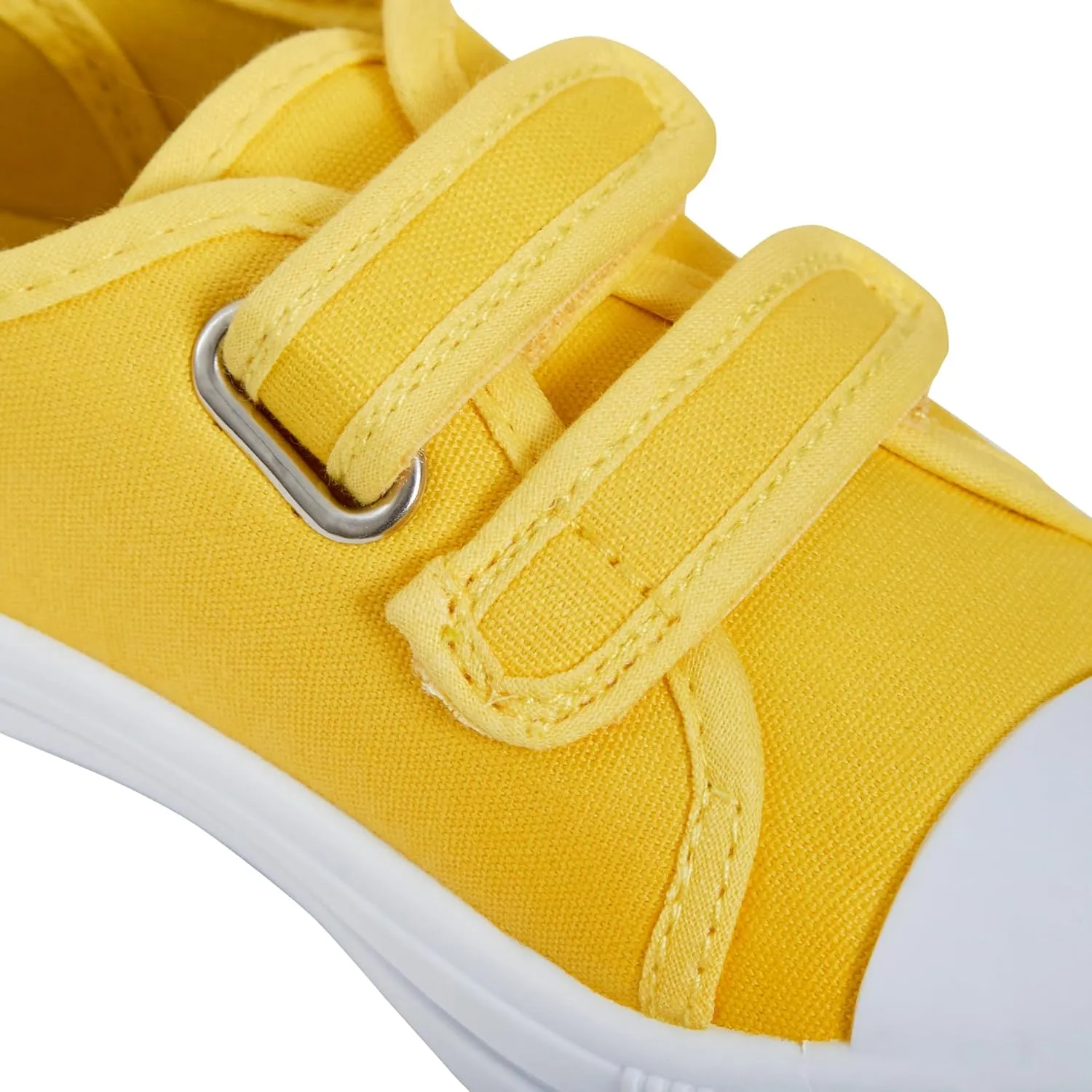 Kids Canvas Shoes Boys Trainers Girls Pumps Unisex Easy Fasten Plimsolls Casual Shoes