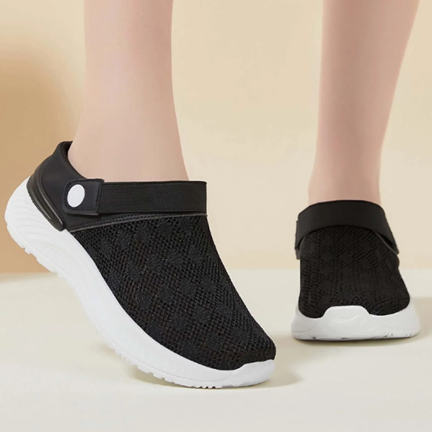 Kubbon Women's Garden Clogs Shoes Hiking Slip on Sandals Lightweight Breathable Gardening Clog Casual Slipper Beach Sandals Round Toe Summer Sandal