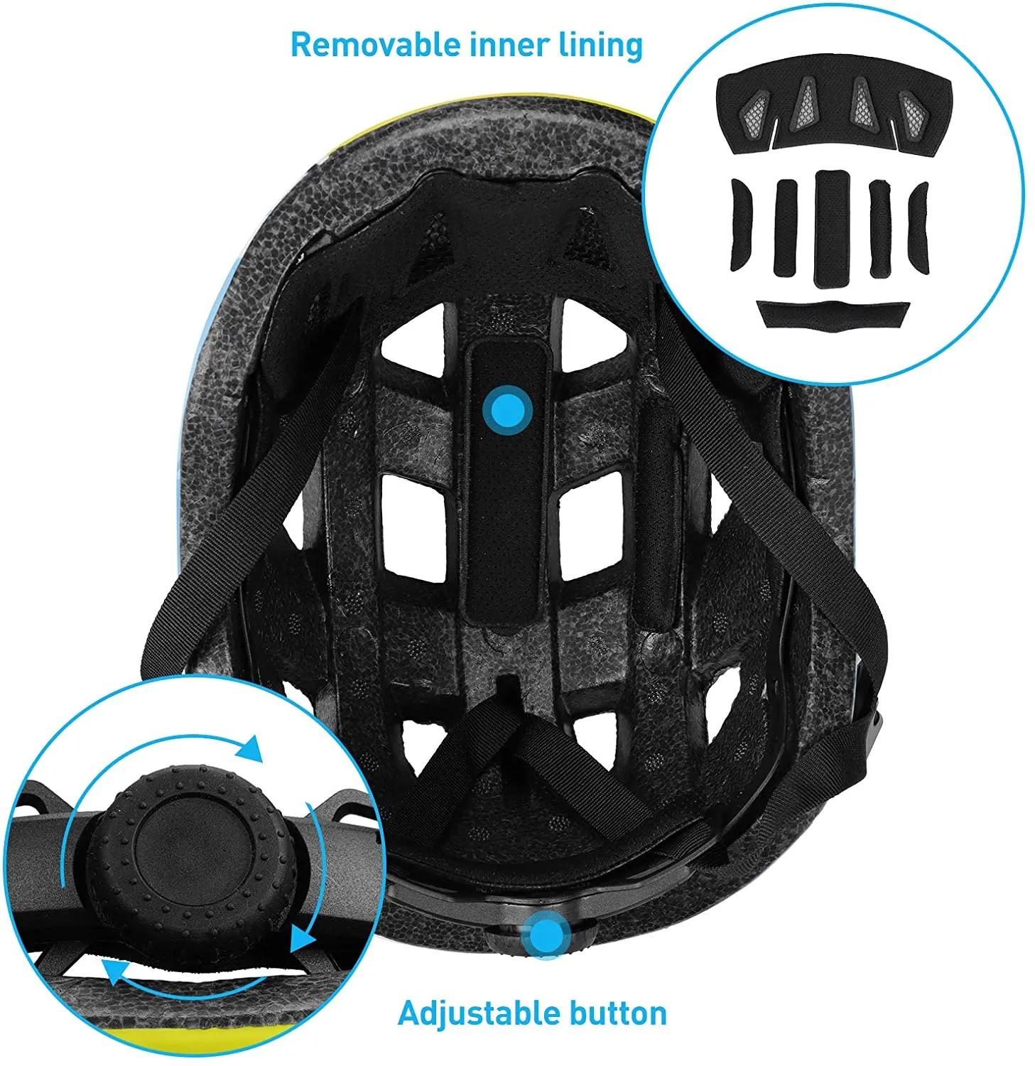 KUYOU Bike Cycling Skating Scooter Helmets for Kids