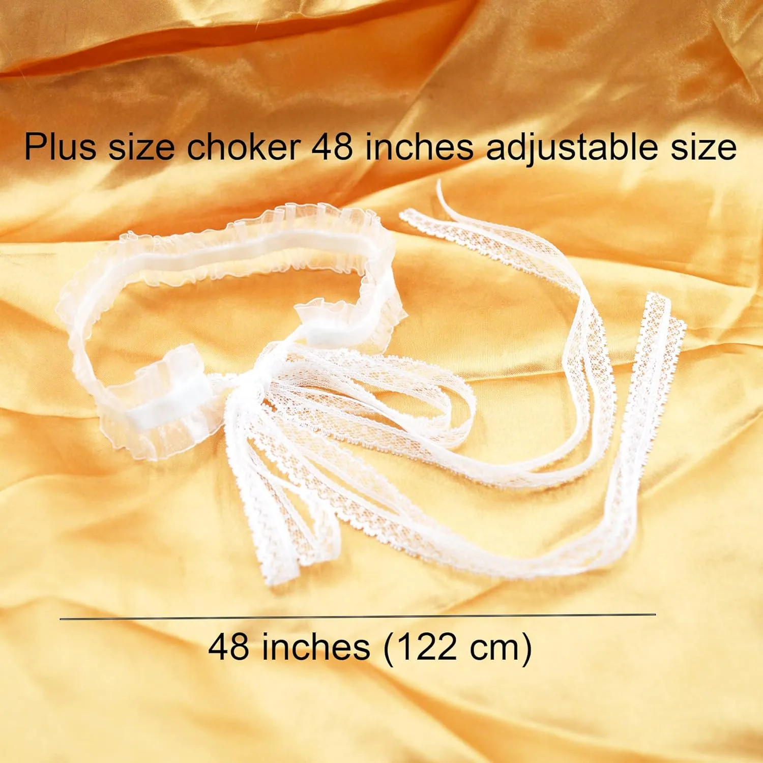 Lace Choker Necklace for Women Bridal 90s Gothic Tatoo Choker Collar Kawaii Chocker Necklace Flower Ribbon Lolita Accessories
