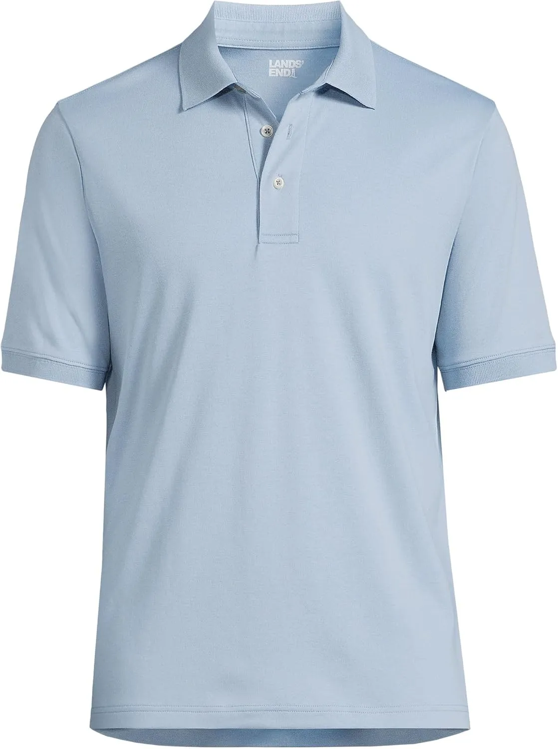 Lands' End Men's Short Sleeve American-Grown Supima Cotton Polo Shirt