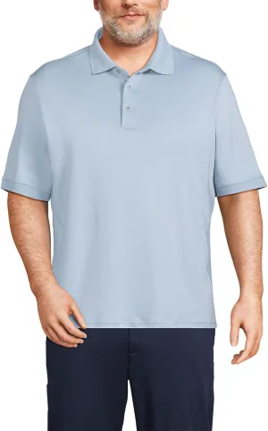 Lands' End Men's Short Sleeve American-Grown Supima Cotton Polo Shirt