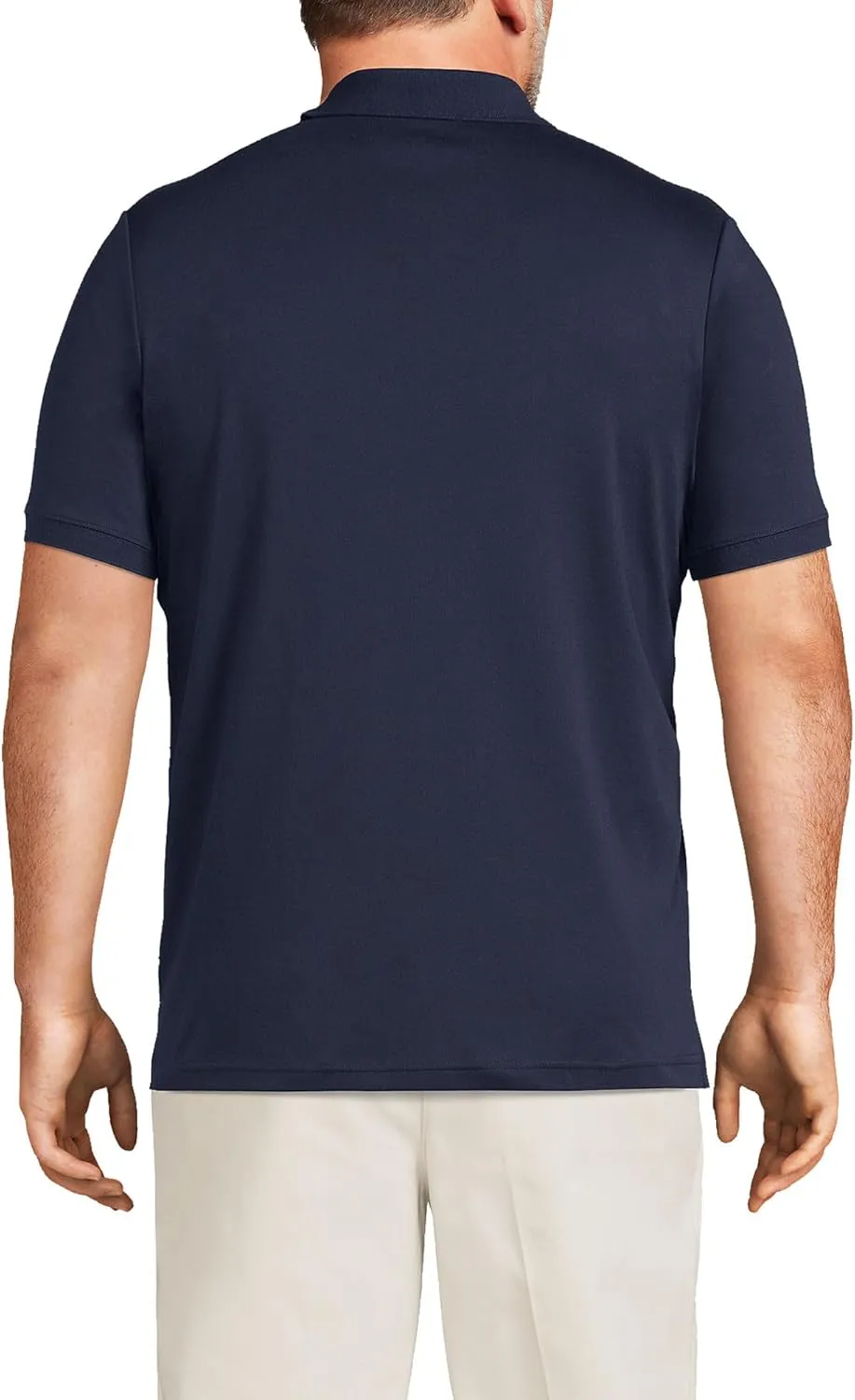 Lands' End Men's Short Sleeve American-Grown Supima Cotton Polo Shirt