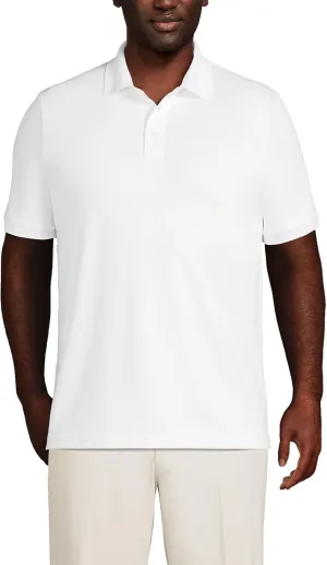 Lands' End Men's Short Sleeve American-Grown Supima Cotton Polo Shirt