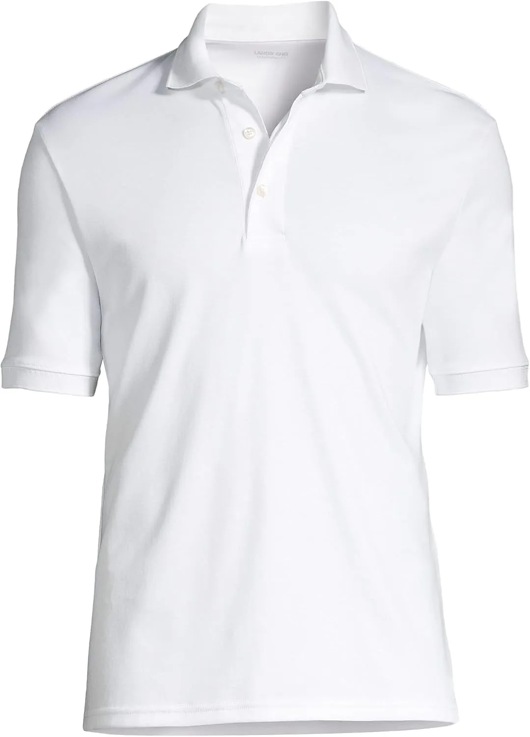Lands' End Men's Short Sleeve American-Grown Supima Cotton Polo Shirt