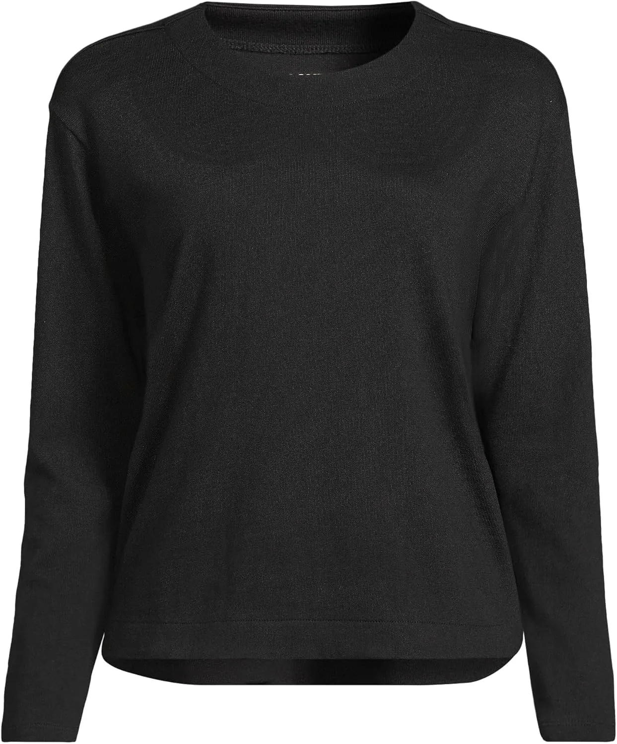 Lands' End Women's Long Sleeve Mariner Jersey Crewneck Tee
