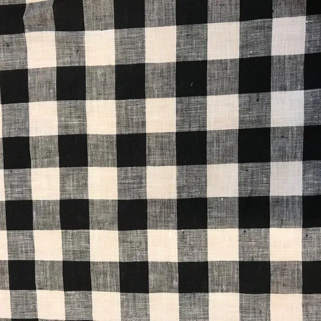 Large Check Linen
