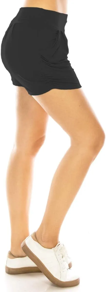 Leggings Depot Buttery Soft Casual Shorts for Women, Comfy Women's Lounge Shorts