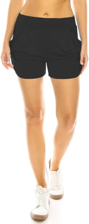 Leggings Depot Buttery Soft Casual Shorts for Women, Comfy Women's Lounge Shorts