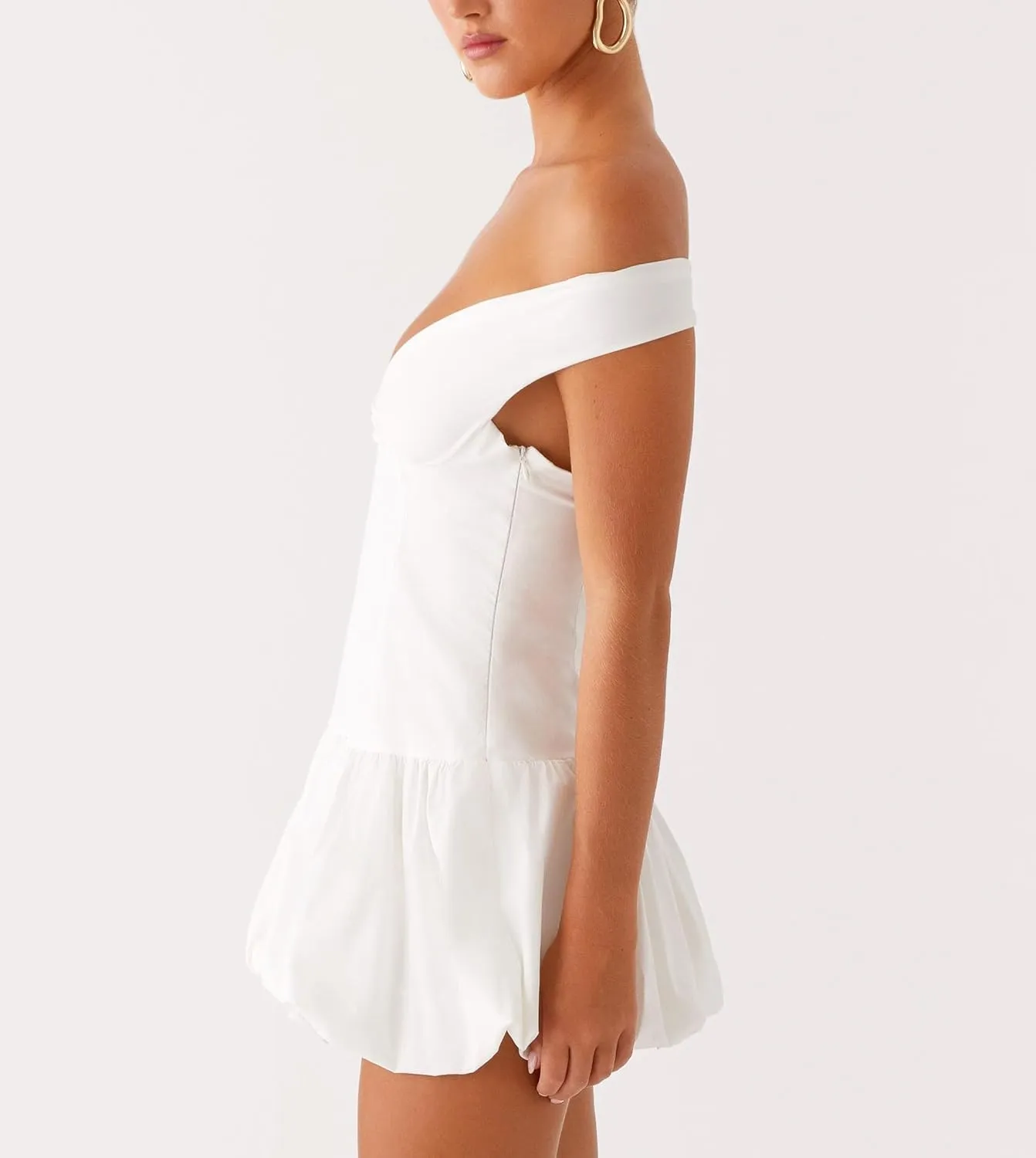 LILTWIST Formal Strapless Graduation Mini Dress Bodycon Ruffle Party Tube Dress Elegant Backless Homecoming Dresses for Women