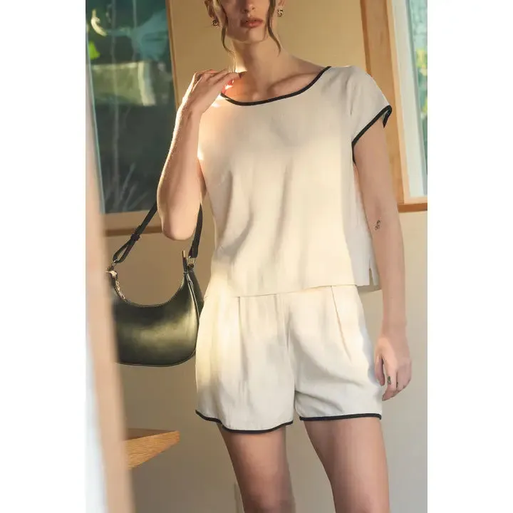 Linen Mini Shorts