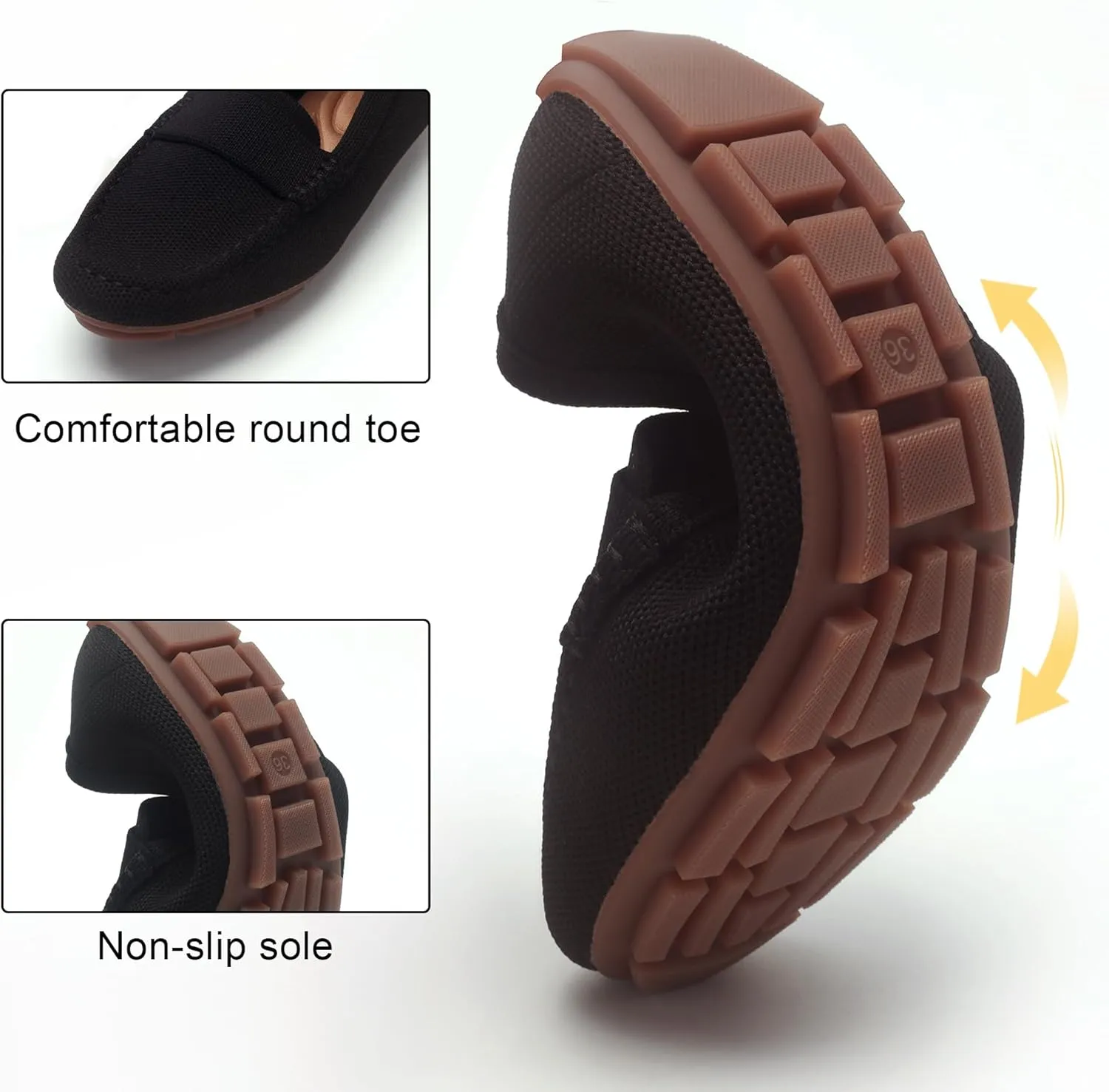 Loafers for Women Comfortable Breathable ShoeCasual Slip On Womens Driving Flats Shoes