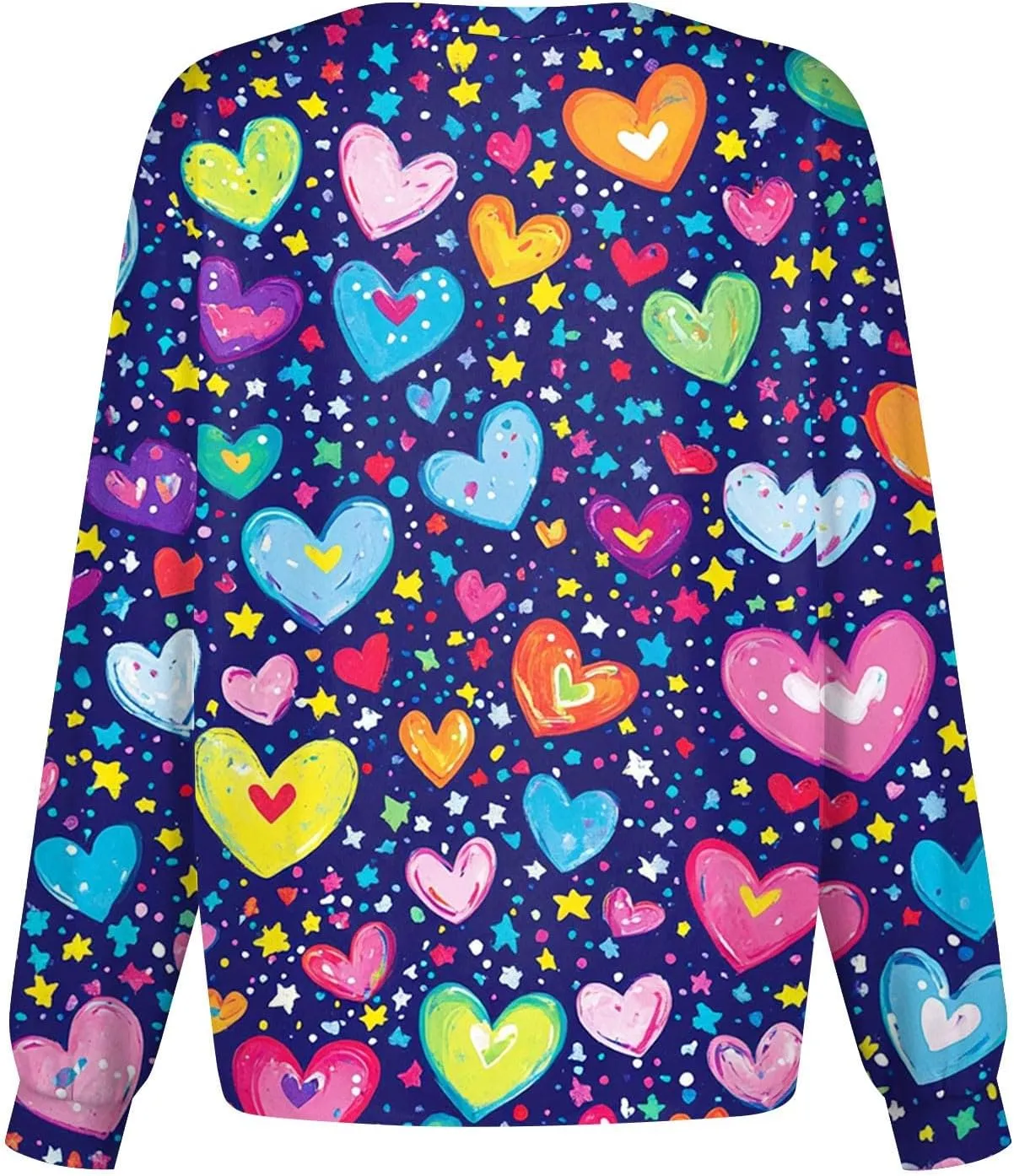 Long Sleeve Scrub Jackets Print Scrub Jackets for Women Snap Front Cute Animals Pattern Medical Nurse Working Uniforms