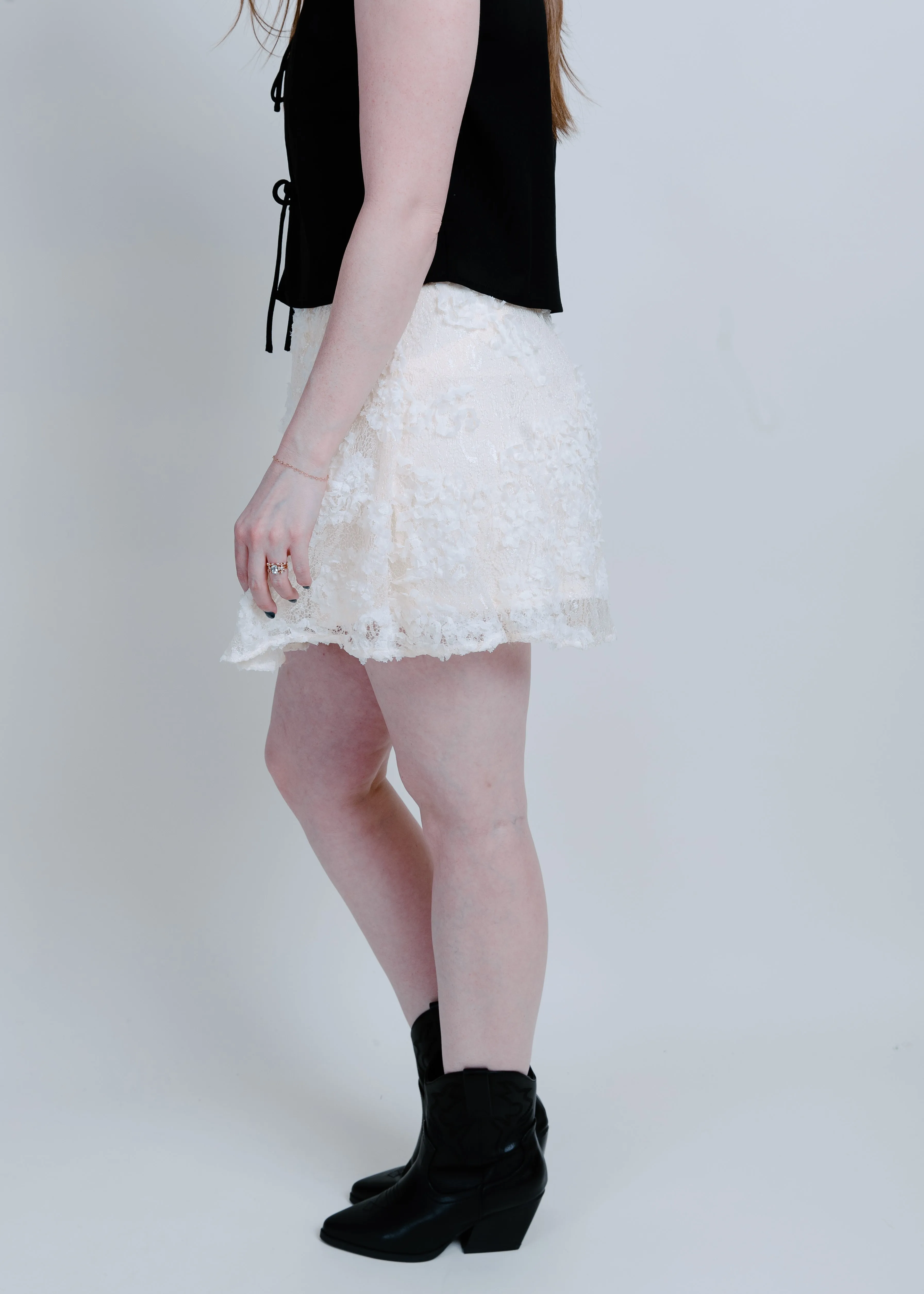 Lulu Floral Lace Skirt