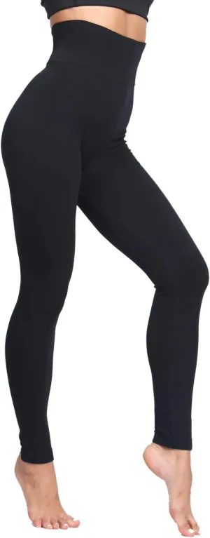 LUOYANXI Fleece Lined Leggings Women Thick High Waisted Leggings Winter Warm Tights