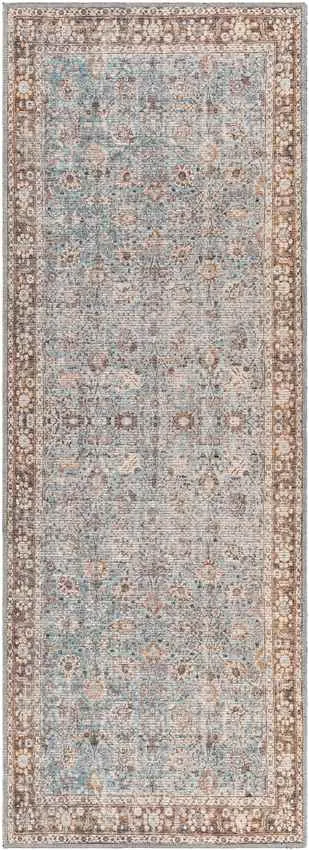 Markle Traditional Blue Area Rug Carpet for Living Room Bedroom or Kitchen