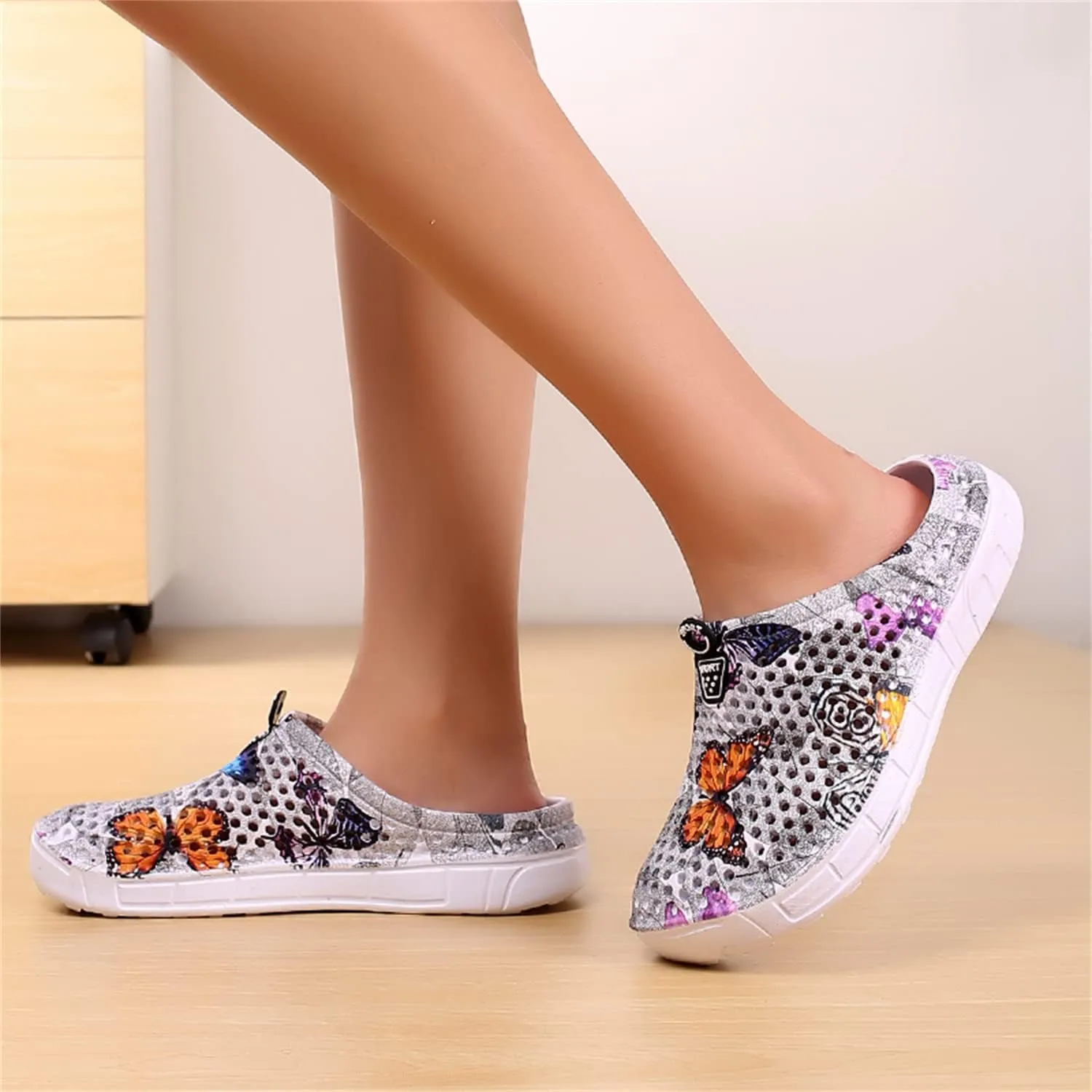 MDPCX Women's Garden Clogs Breathable Shoes Bathing Shoes Beach Shoes Water Shoes Footwear Slippers Walking Shoes Home Travel Shoes