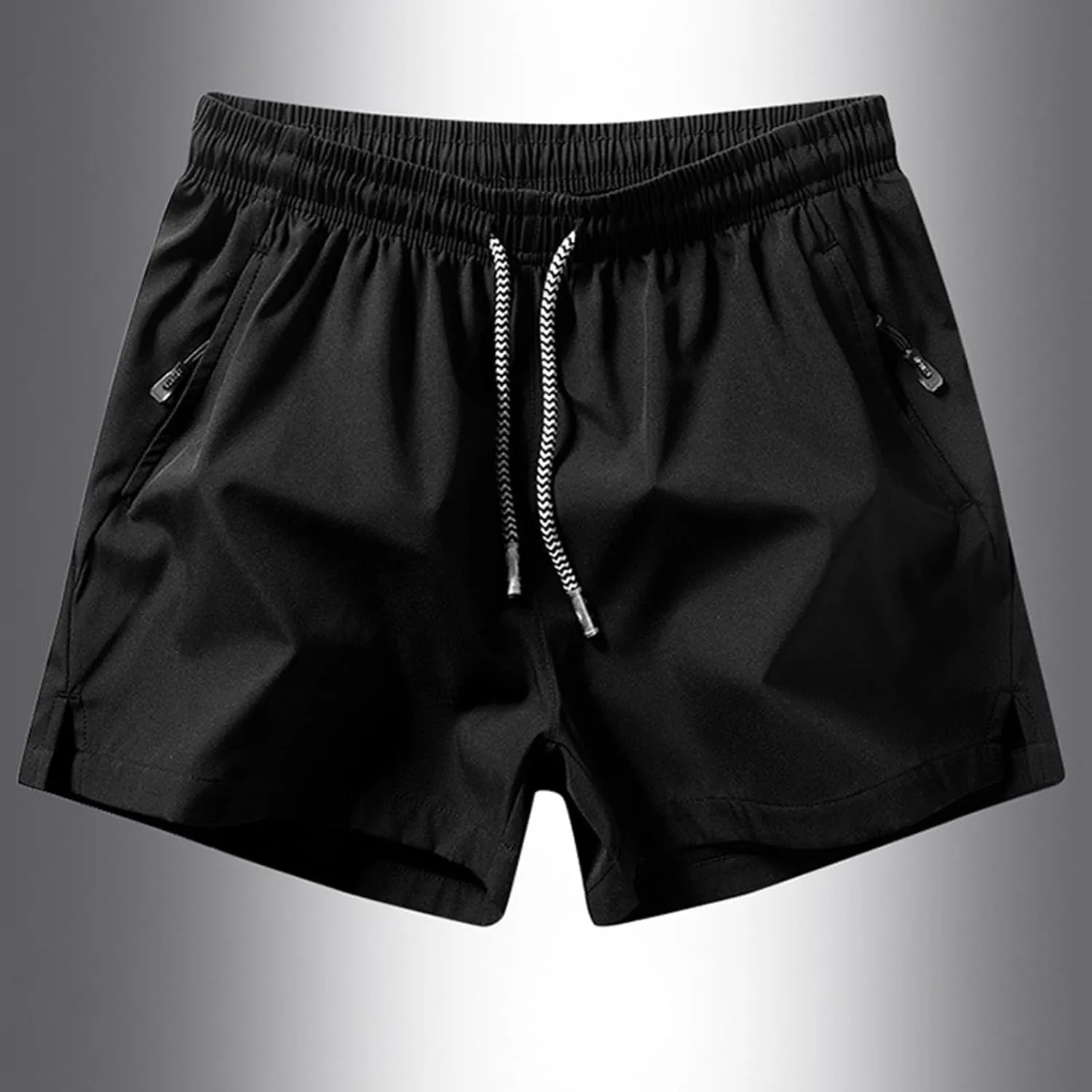 Mens Athletic Shorts 5 Inch Quick Dry Jogger Elastic Waist Cargo SweatShorts Relaxed Fit Running Workout Casual