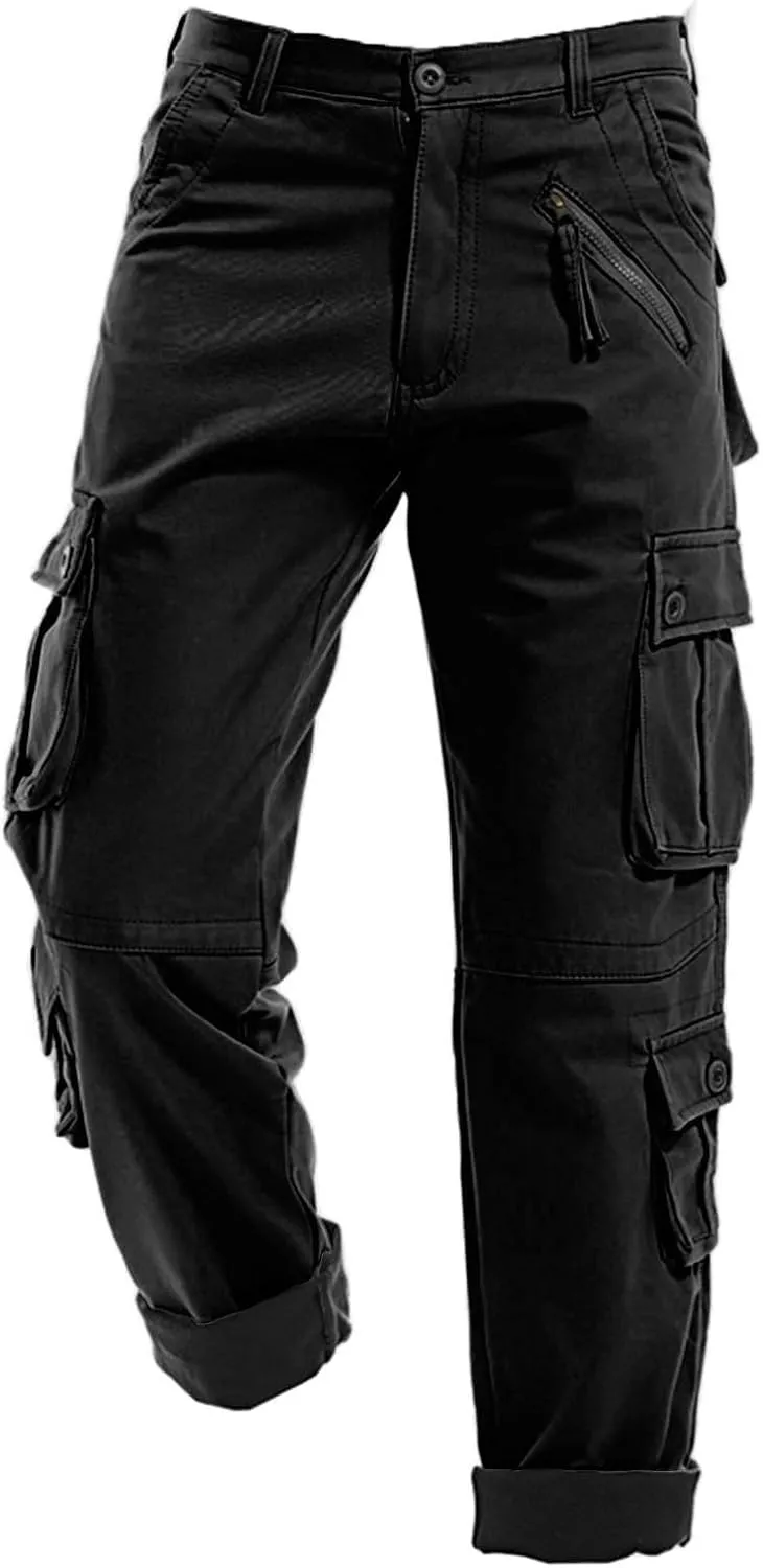 Mens Cargo Pants Relaxed Fit Mens Wild Cargo Pants Loose Fit Five Pocket Pants Men Black Pants Men Stretch Men