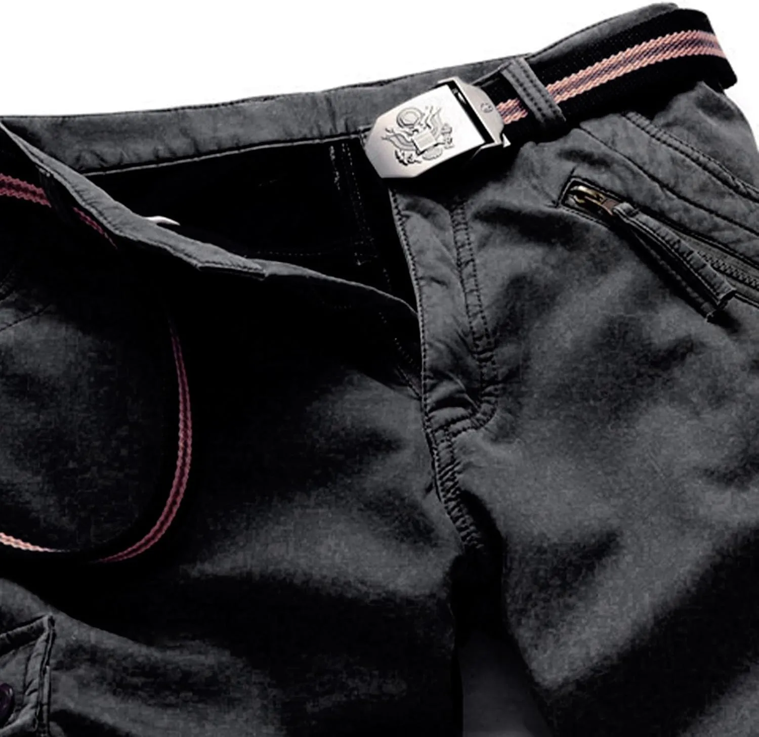 Mens Cargo Pants Relaxed Fit Mens Wild Cargo Pants Loose Fit Five Pocket Pants Men Black Pants Men Stretch Men