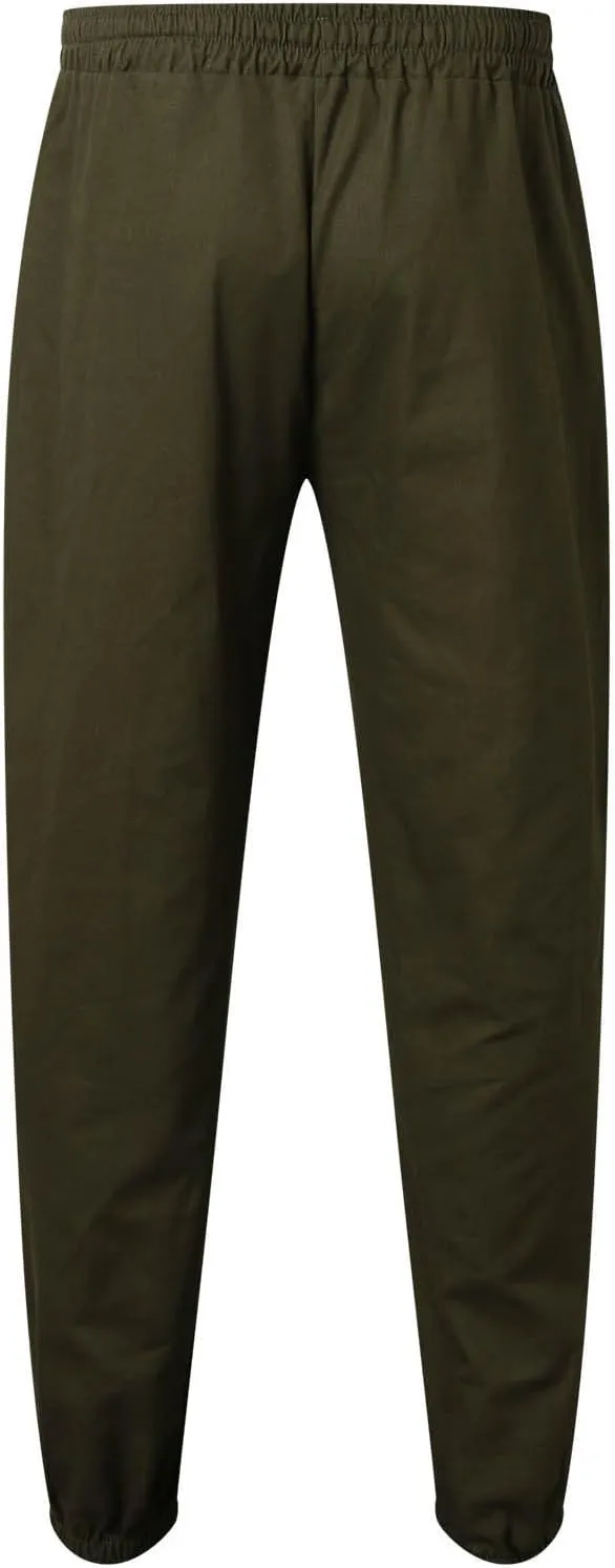Mens Casual Pants Relaxed Fit Elastic Waist Drawstring Athletic Pants Lightweight Quick Dry Outdoor Runnings Tapered Trousers