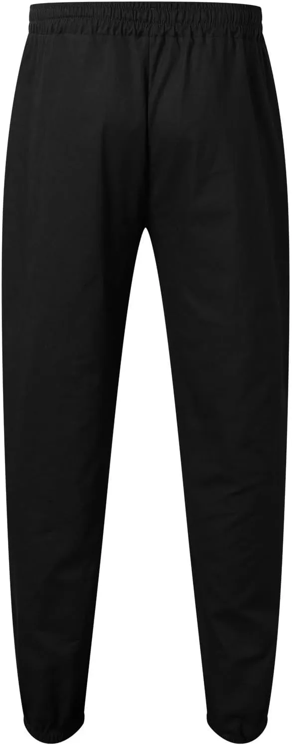 Mens Casual Pants Relaxed Fit Elastic Waist Drawstring Athletic Pants Lightweight Quick Dry Outdoor Runnings Tapered Trousers