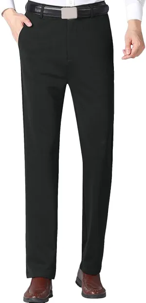 Mens Dress Pants,Slim Fit Business Formal Dress Pants Lightweight Straight Leg Skinny Classic Suit Trousers